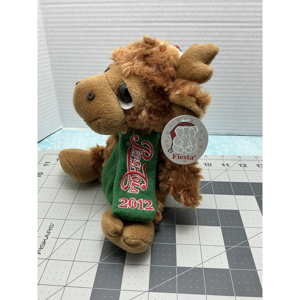 Pepsi Cola Christmas 2012 Plush Moose‎ 10" NEW - Picture 4 of 8